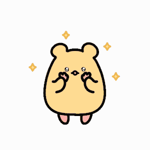 a cartoon drawing of a yellow bear with a heart on its face