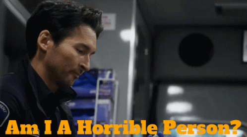 Station19 Travis Montgomery GIF - Station19 Travis Montgomery Am Ia Horrible Person GIFs
