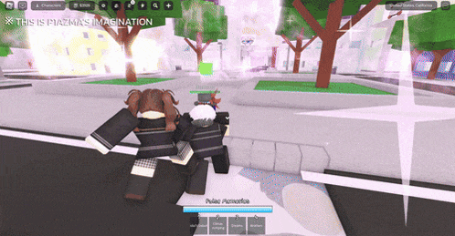 a screen shot of a video game with the words this is plazmas imagination