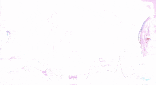 three anime girls are holding hands in front of a cloudy sky with chinese writing