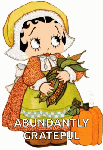 Betty Boop Autumn GIF
