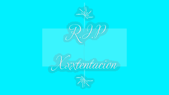 rip xxxtentacion written on a colorful background
