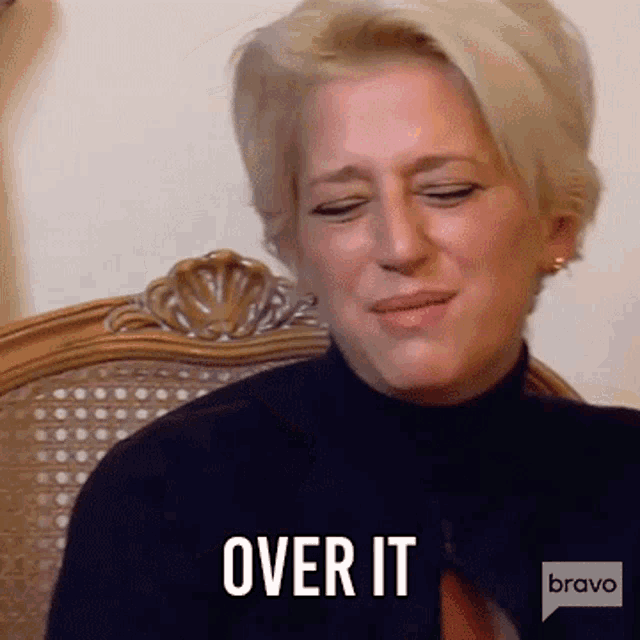 Over It Real Housewives Of New York GIF