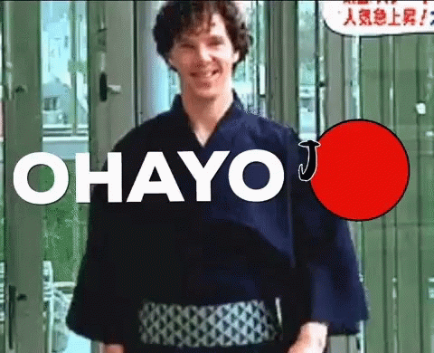 Ohayo Benedict GIF - Ohayo Benedict Cumberbatch GIFs