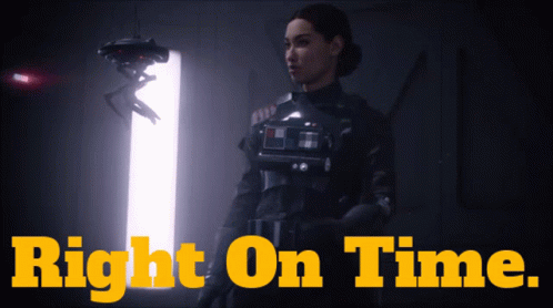 Star Wars Iden Versio GIF - Star Wars Iden Versio Right On Time GIFs