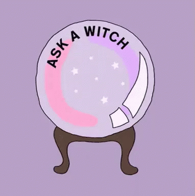 Ask A Witch Crystal Ball GIF - Ask A Witch Crystal Ball Fortune GIFs