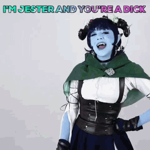 Jester Youre A Dick GIF - Jester Youre A Dick Critical Role GIFs