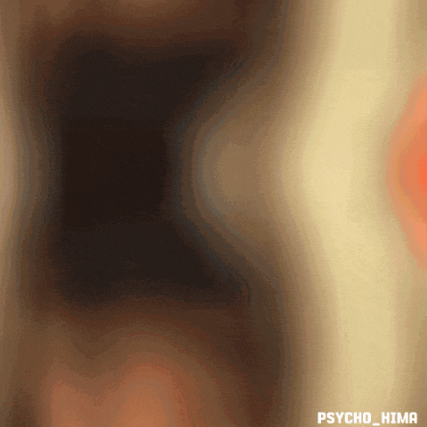 a blurred image of a person with the words psycho_hima on the bottom