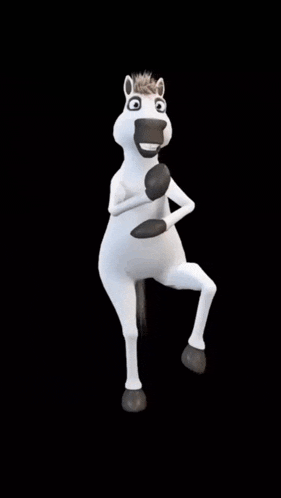 a cartoon horse with boxing gloves and the words ta showw.co above it