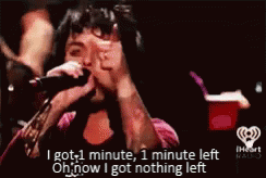 Green Day Billie Joe Armstrong GIF - Green Day Billie Joe Armstrong One Minute GIFs