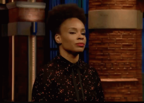Amber Ruffin / Allegedly / Wink / Seth Meyers / Nbc GIF - Allegedly Amber Ruffin Set Meyers GIFs