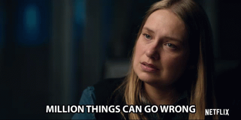 Million Things Can Go Wrong Worried GIF - Million Things Can Go Wrong Worried Concerned GIFs