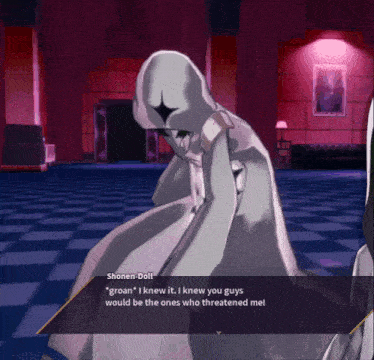 a screenshot of a video game with a character named shonen-doll