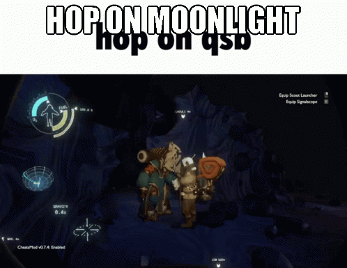 Hop On Moonlight Outer Wilds GIF - Hop On Moonlight Outer Wilds Sols Bug Jar GIFs