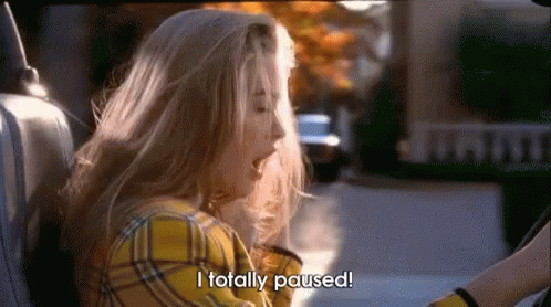 Cher Clueless GIF - Cher Clueless Totally Paused GIFs