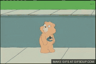 a gif of a cartoon character with the words make gifs at gifsoup.com below it