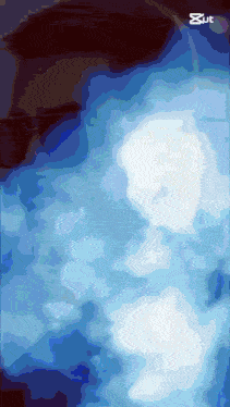 a blue background with the letter s on the bottom left