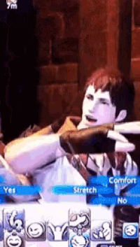 a screenshot of a video game with a man in it