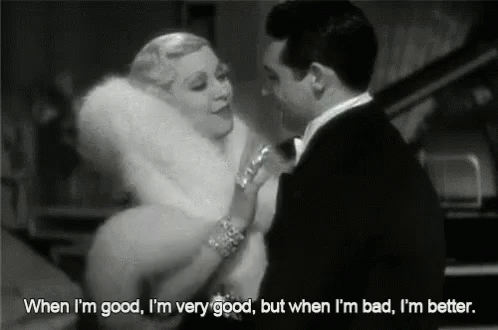 Mae West When Im Bad Im Better GIF - Mae West When Im Bad Im Better Flirt GIFs