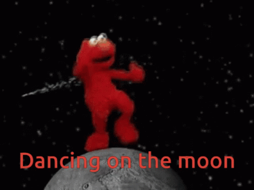 Moon Elmo GIF - Moon Elmo Space GIFs