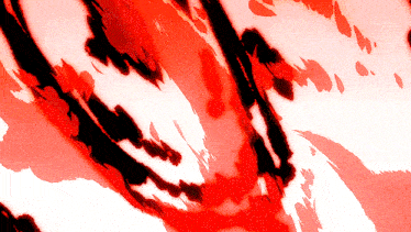 a white background with red and black spots