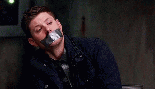 Jensen Ackles Duct Taped Mouth GIF - Jensen Ackles Duct Taped Mouth Prisoner GIFs
