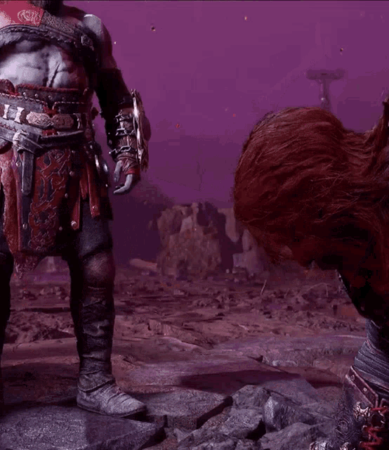 a video game character says thor what i 've done while standing next to another character