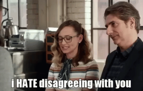 Hate To Disagree GIF - I Hate Disagreeing With You Hate Disagree GIFs