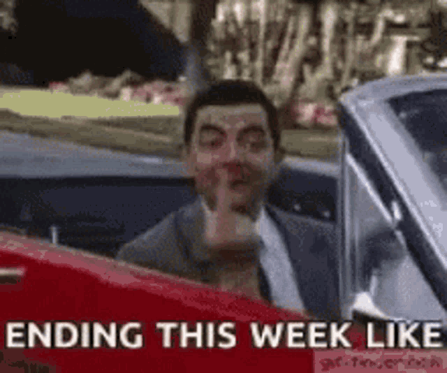 Ending This Week Like Mr Bean GIF - Ending This Week Like Mr Bean Rowan Atkinson GIFs