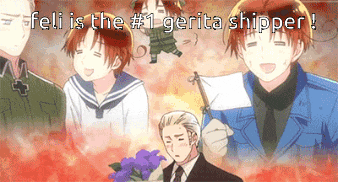 feli is the # 1 gerita shipper in a cartoon