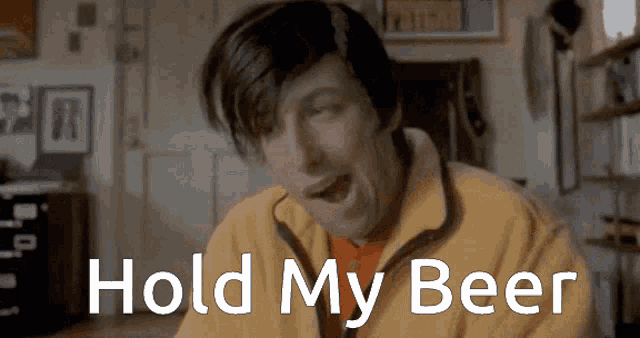 Hold My Beer Little Nicky GIF - Hold My Beer Little Nicky Head Spin GIFs