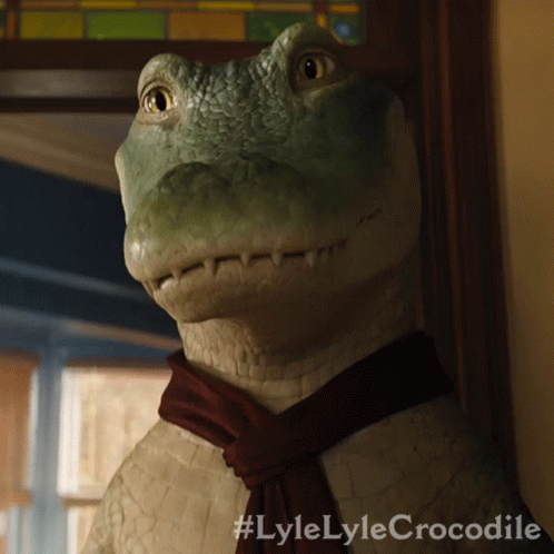 Curious Lyle GIF - Curious Lyle Lyle Lyle Crocodile GIFs
