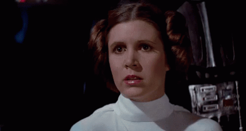 Star Wars Princess Leia GIF - Star Wars Princess Leia Surprised GIFs