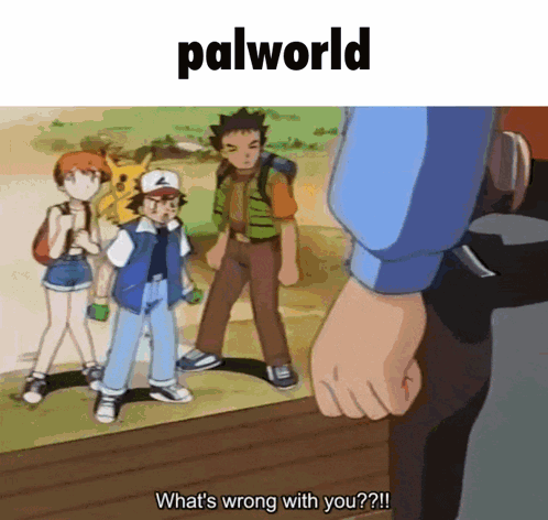 Palworld Pokemon GIF