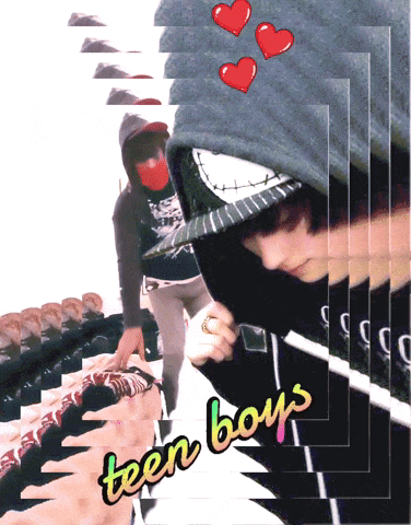 a picture of a boy with the words teen boys below him