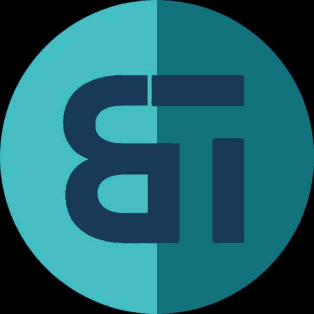 a blue circle with the letter lb inside of it .