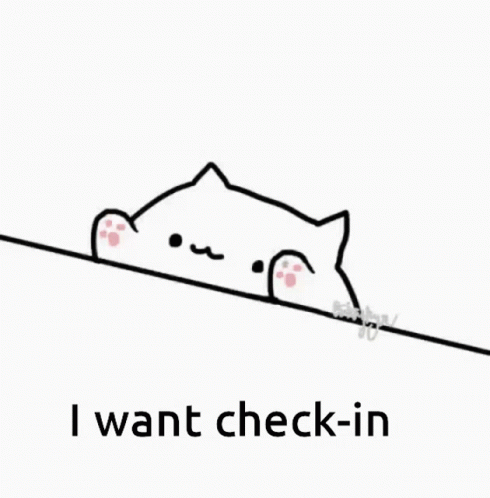 Bongo Cat Checkin GIF - Bongo Cat Checkin GIFs