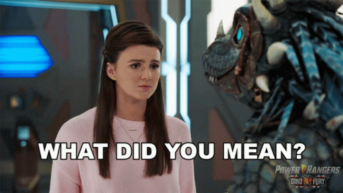 What Did You Mean Amelia Jones GIF - What Did You Mean Amelia Jones Pink Dino Fury Ranger GIFs