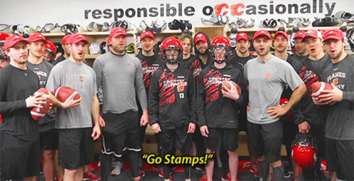 Calgary Flames Go Stamps GIF - Calgary Flames Go Stamps Stampeders GIFs