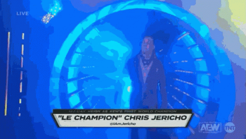Chris Jericho Le Champion GIF - Chris Jericho Le Champion Entrance GIFs