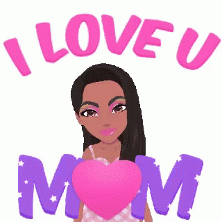 I Love U Mom Lou GIF - I Love U Mom Lou Lignon GIFs