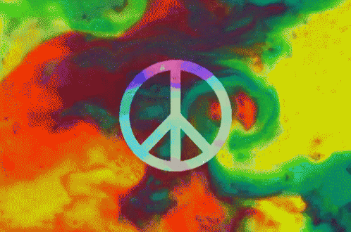 Trippy GIF - Peace Sign Peace Symbol GIFs