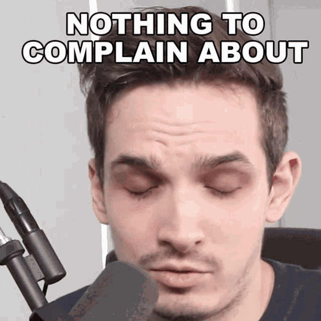 Nothing To Complain About Nik Nocturnal GIF - Nothing To Complain About Nik Nocturnal Accept The Fact GIFs
