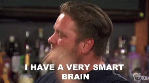 I Have A Very Smart Brain Trying My Best GIF - I Have A Very Smart Brain Smart Brain Trying My Best GIFs