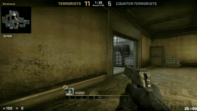 a screenshot of a video game with terrorists 11 and counter-terrorists 5 on the screen
