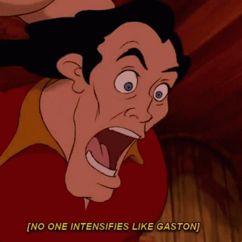 Gaston Intensifies GIF - Gaston Intensifies Disney GIFs