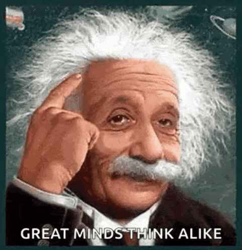 Genius Think Alike GIF - Genius Think Alike GIFs