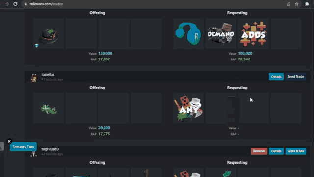a screenshot of the lily 's inventory page of roblox
