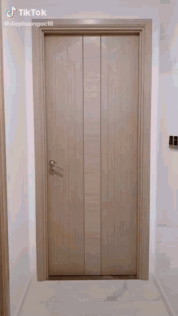 a door that has tiktok written on the bottom right