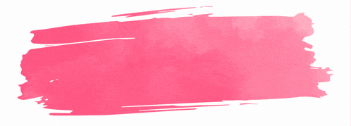 a pink brush stroke with the words happy saturday written on it